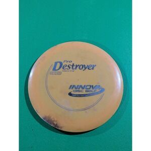 Innova Pro Destroyer Orange Silver Foil Distance Driver Golf Disc Disc Golf